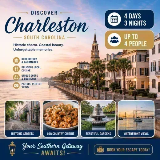 DoubleTree by Hilton Hotel & Suites Charleston Airport — 4D/3N Charleston