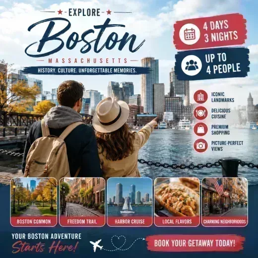 Hilton Boston Back Bay — 4D/3N Boston, MA