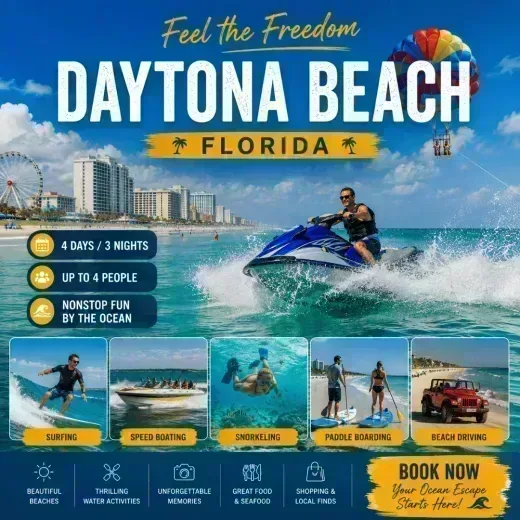 Hilton Garden Inn Daytona Beach Oceanfront — 4D/3N Daytona Beach