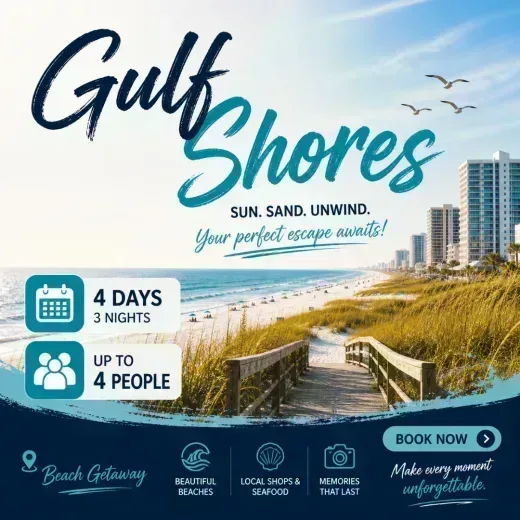 Hilton Garden Inn Orange Beach Beachfront — 4D/3N Gulf Shores