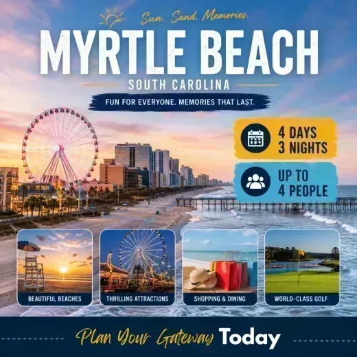 Hilton Grand Vacations Club Ocean Enclave Myrtle Beach — 4D/3N Myrtle Beach, SC