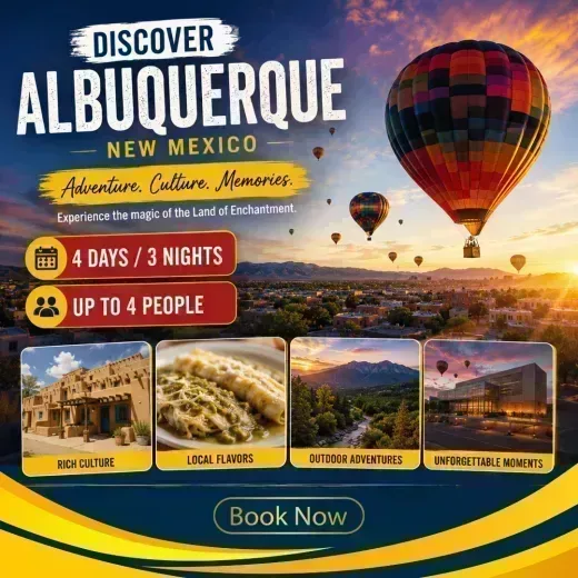 Hotel Andaluz Albuquerque, Curio Collection by Hilton — 4D/3N Albuquerque