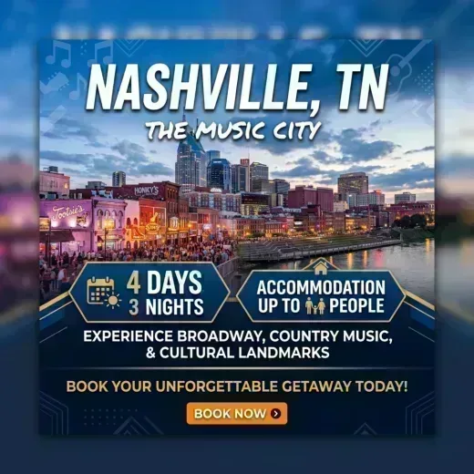 Millennium Maxwell House Nashville — 4D/3N Nashville, TN
