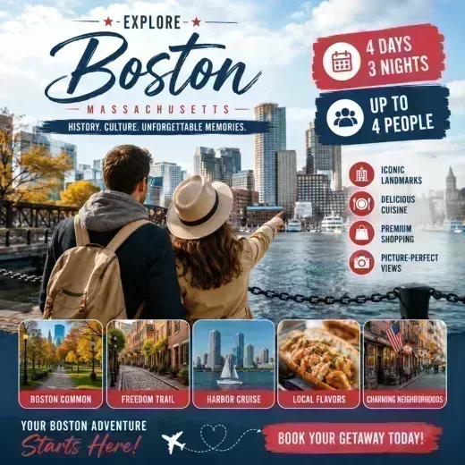 Revere Hotel Boston Common — 4D/3N Boston, MA